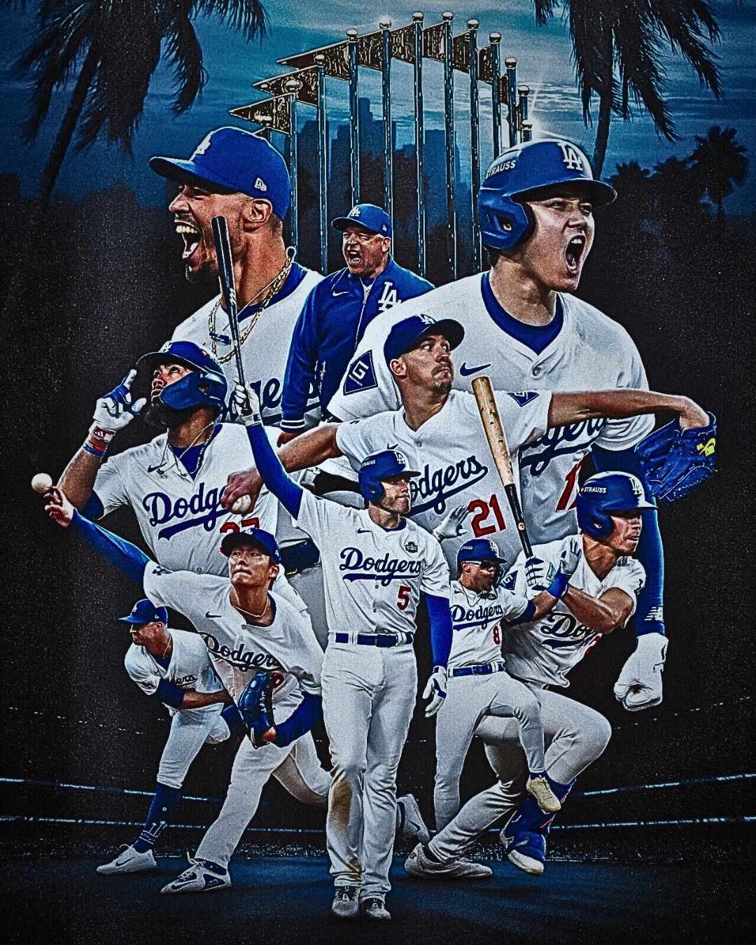 DiamondBlankets™ Dodgers Woven Tapestry