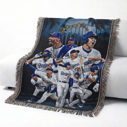 DiamondBlankets™ Dodgers Woven Tapestry