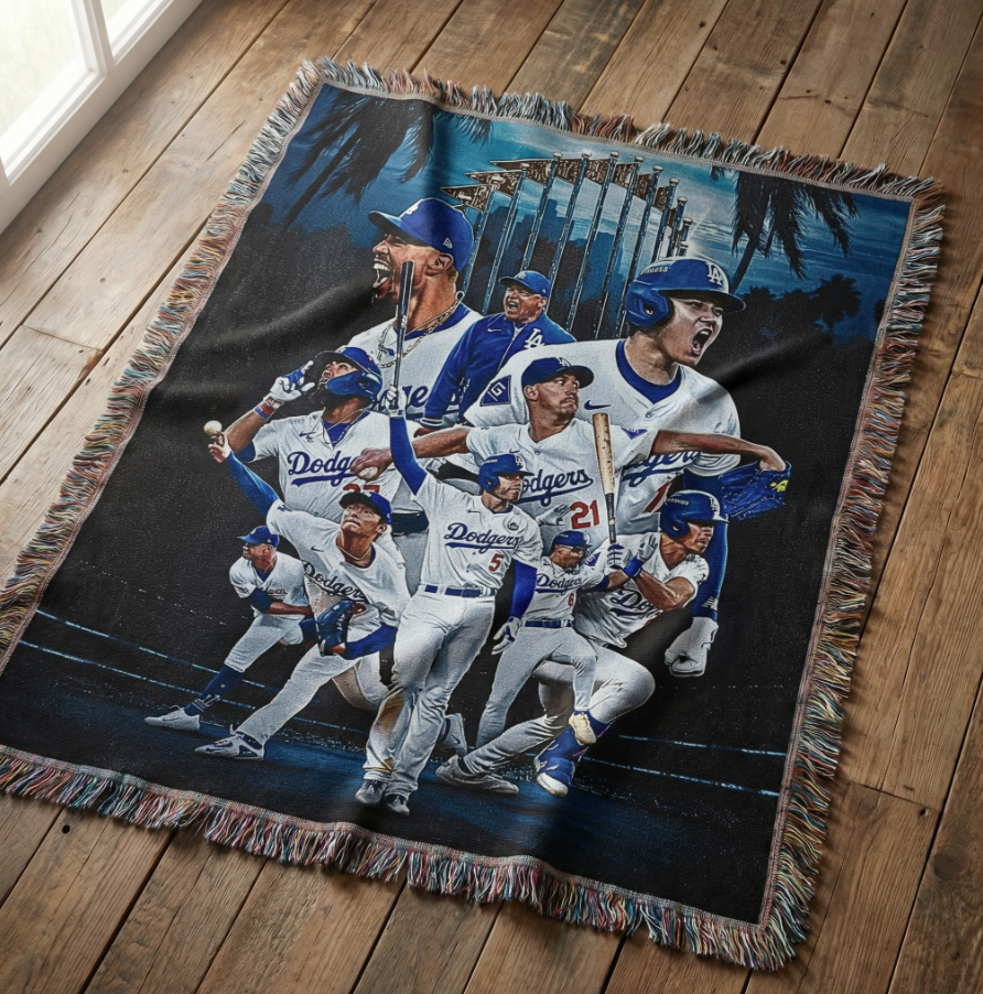 DiamondBlankets™ Dodgers Woven Tapestry